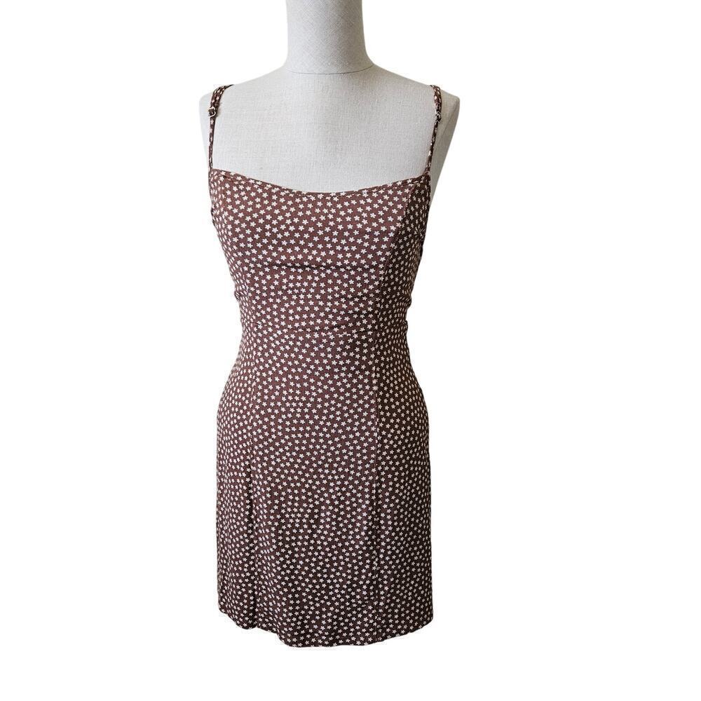 SKY TO MOON DITSY FLORAL MINI DRESS Small